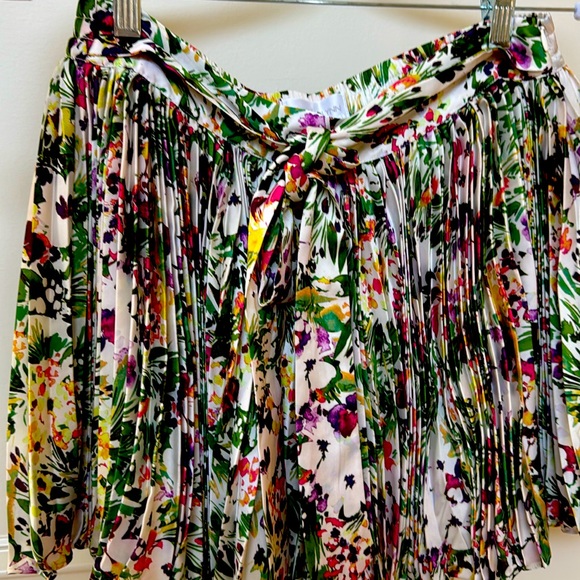 Floral Silk Short